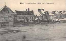 FRANCE - 60 - Lagny - Inondation Du 26 Janvier 1910 - Quai Savarin - Carte Postale Ancienne - Other & Unclassified