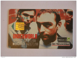 Telefoonkaart Telecard Belgacom Belgique België TW Underworld 1998 - Mit Chip