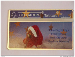 Telefoonkaart Telecard 20 Belgacom Belgique België Season's Greetings - Without Chip
