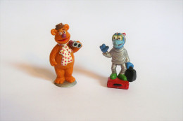 Lot De 2 Figurines The Muppet Show - Jim HENSON - 1999 (Fozzi, Gonzo) - Otros & Sin Clasificación