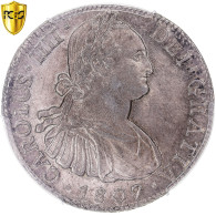 Monnaie, Mexique, Charles IV, 8 Reales, 1807, Mexico City, PCGS, AU58, SUP - Mexique