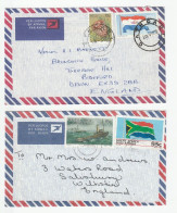 FLAGS - 1978 -1994 SOUTH AFRICA Covers FLAG Stamps Cover Air Mail To GB - Omslagen