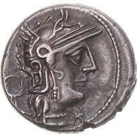 Monnaie, Opimia, Denier, 131 BC, Rome, TTB+, Argent, Crawford:253/1 - Republiek (280 BC Tot 27 BC)