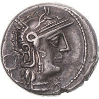 Monnaie, Opimia, Denier, 131 BC, Rome, TTB+, Argent, Crawford:253/1 - République (-280 à -27)