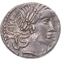 Monnaie, Vibia, Denier, 90 BC, Rome, TTB+, Argent, Crawford:342/5b - República (-280 / -27)