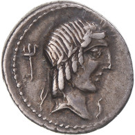 Monnaie, Calpurnia, Denier, 90 BC, Rome, TTB+, Argent, Crawford:340/1 - République (-280 à -27)