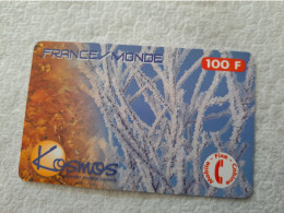 FRANCE/FRANKRIJK  100F// KOSMOS SMART/ FRANCE MONDE  /TREE/  WINTER    /   PREPAID  / USED   ** 14550** - Voorafbetaalde Kaarten: Gsm