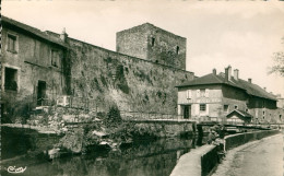 Baccarat  CPA CPSM 54 Meurthe Et Moselle LA Tour Des Vouées Remparts Imprimerie Boutillot Pont Photo N/B - Baccarat