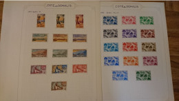 COTE DES SOMALIS LOT DE TIMBRES NEUFS AVEC CHARNIERE - Nuovi