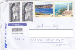 GALILEO GALILEI, LANDSCAPES, STAMPS ON COVER, 2021, ITALY - 2021-...: Afgestempeld