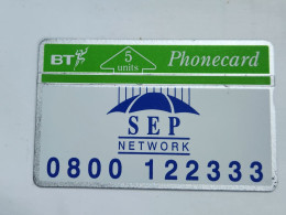 United Kingdom-(BTP097)-SEP NETWORK-(124)(5units)(224E54850)(tirage-7.471)(price Cataloge-3.00£-mint) - BT Edición Privada