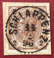 SCHLAPPENZ 1896 = Slapanka R ! Tschechien Böhmen LUXUS-Stempel  Österreich (Austria  Autriche Czech Republic - Gebruikt