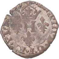 Monnaie, France, Henri III, Liard à La Croix Du Saint-Esprit, 1593, Berre, TB+ - 1574-1589 Heinrich III.