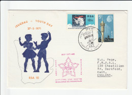 1971 CAPE TOWN PHILATELIC EXHIBITION Event COVER South Africa Stamps Antarctic Telecom - Lettres & Documents