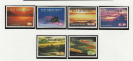 1999 MNH Ross Dependency Mi 60-65 Postfris** - Nuevos