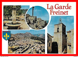 CPSM/gf (83)  LA GARDE FREINET.  Un Village Des Maures. Multivues..*5874 - La Garde Freinet