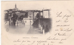 81. ALBI.  CPA. LE FAUBOURG. + TEXTE - Albi