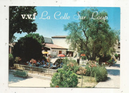 Cp, 50, BLAINVILLE SUR MER, Village Vacances Familles, V.V.F. , 06, LA COLLE SUR LOUP, Voyagée 1987 - Blainville Sur Mer