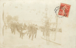 CARTE PHOTO LES SAPEURS POMPIERS DE CHATILLON - Chatillon Coligny