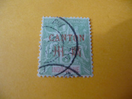 TIMBRE  CANTON   N  5     COTE  5,00  EUROS    OBLITERE - Usados