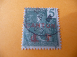 TIMBRE  CANTON   N  36     COTE  4,00  EUROS    OBLITERE - Used Stamps