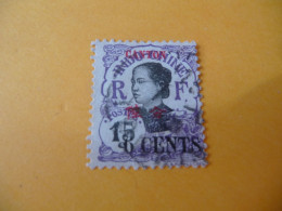 TIMBRE  CANTON   N  72     COTE  3,00  EUROS    OBLITERE - Used Stamps
