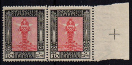 Libia 1924-29 - Pittorica - Coppia BDF 10 Cent. - Nuovo Gomma Integra - MNH** - Libye