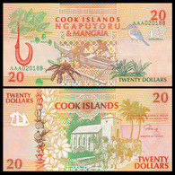 COOK - ISLANDS - 20 DOLLARS - 1992 - UNC - Cook Islands