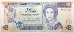 Belize - 2 Dollars - 1991 - PICK 52b - NEUF - Belice