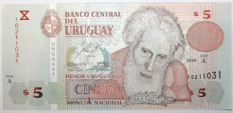 Uruguay - 5 Pesos Uruguayos - 1998 - PICK 80 - NEUF - Uruguay