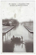 SEVRES (92) - Inondation 1910 - La Gare Au Pont De Sèvres - Ed. "Rose", Paris - Sevres