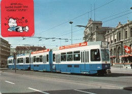 SUISSE,SWITZERLAND,SCHWEIZ,SVIZZERA,HELVETIA,SWISS ,ZURICH,ZURI,ZURIGO,TRAMWAY,VIGNETTE,RARE - Zürich