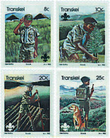 38121 MNH TRANSKEI 1982 75 ANIVERSARIO DEL ESCULTISMO - Transkei