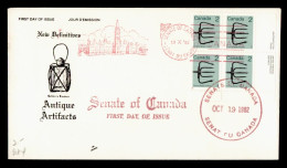 CANADA CC CONMAT Y FRANQUEO MECANICO 1982 SENAT DU CANADA SENATE - Storia Postale