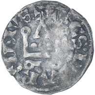 Monnaie, France, Philippe II, Denier, 1180-1223, Saint-Martin De Tours, TTB - 1180-1223 Filips II Augustus