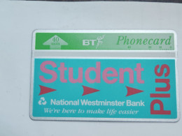 United Kingdom-(BTP109)-NATWEST STUDANT PLUS-(137)(40units)(246A89789)(tirage-6.244)(price Cataloge-6.00£-mint) - BT Edición Privada