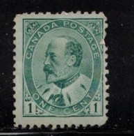 CANADA Scott # 89 Unused NO GUM - KEVII - Hinge Remnant - Unused Stamps