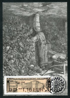 FRANCE (2023) Carte Maximum Card - ATM LISA Salon Philatélique De Printemps, Les Catacombes De Paris, Crânes, Ossements - 2020-…