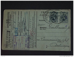 Carte Caisse De Retraite Deurne Vers Antwerpen Lijfrentekas 1932 Heraldieke Leeuw (ref 52) - 1929-1937 Heraldischer Löwe