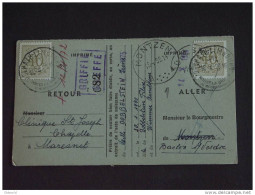 Carte Caisse De Retraite Dolhain Limbourg Baelen S/Vesdre Montzen Moresnet 1959 Lijfrentekas Klein Staatswapen (ref 133) - 1951-1975 Heraldieke Leeuw