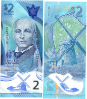 Barbados 2 Dollars 2022 (2023) UNC - Barbados (Barbuda)