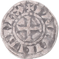 Monnaie, France, Philippe II, Denier, 1180-1223, Saint-Martin De Tours, TTB - 1180-1223 Filips II Augustus