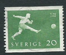 Svezia, Sverige, SUEDE, Schweden 1958; Campionati Del Mondo Di Calcio In Svezia : 20 öre Verde. Used. - 1958 – Svezia