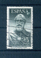 1953 SPAGNA N.A262 USATO Posta Aerea, Comm. Di M. Lopez De Legazpi E J. Sorolla Y Bastida, 25 P. - Used Stamps