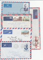 1968-1988  SOUTH AFRICA Air Mail  COVERS  To GB  Cover Stamps - Collections, Lots & Séries