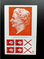 NETHERLANDS 1969 QUEEN JULIANA BOOKLET PANE MAXIMUM CARD NEDERLAND - Maximum Cards