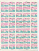 CHINA PRC ADDED CHARGE LABELS - Labels Of Fangxian City, Hubei Prov.  Three (3) Full Sheets Of 100. - Timbres-taxe