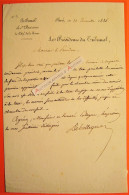 ● L.A.S 1836 LM De BELLEYME Président Tribunal Seine Préfet De Police De Charles X -Buji Le Puy Lettre Autographe Signée - Politiek & Militair