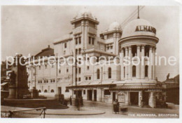THE ALHAMBRA BRADFORD OLD R/P POSTCARD YORKSHIRE THEATRE CINEMA - Bradford