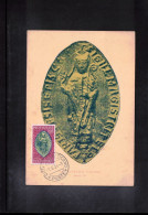 Vatican / Vatikan 1954 Petrus Lombardus Maximum Card - Cartoline Maximum